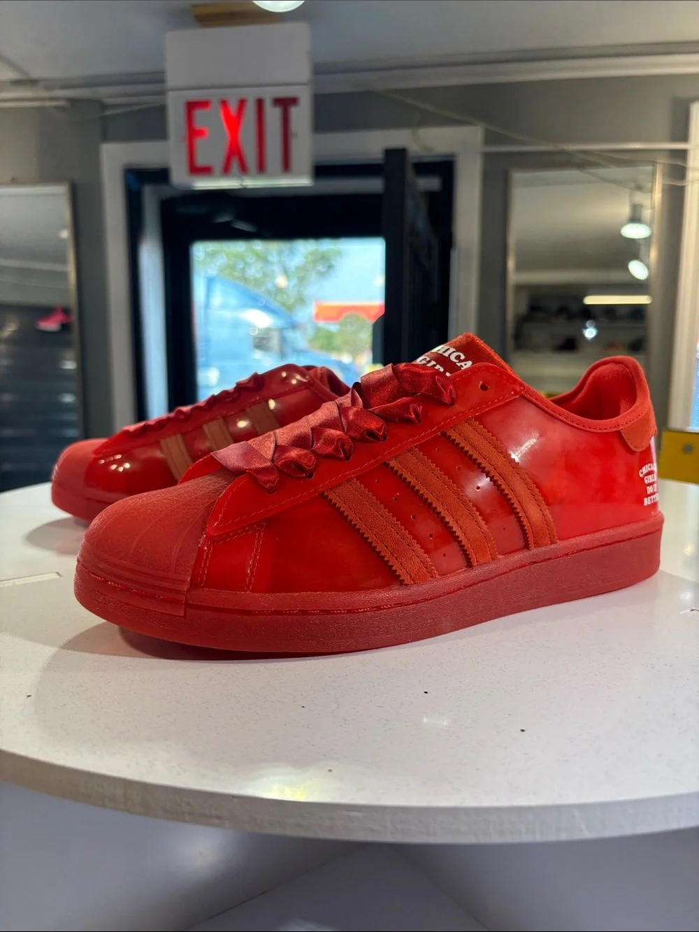 Adidas SuperStar ASW DES Size 8.5 CHICAGO GIRLS Limited Edition RED